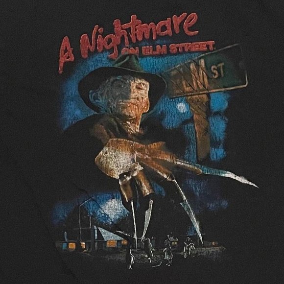 Nightmare on Elm Street Freddy Krueger Horror T-Shirt Sz M - Picture 1 of 4